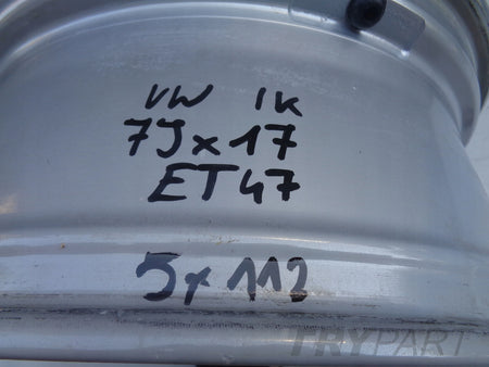 VW ALUMINUM WHEEL 7JX17 ET47 5X112