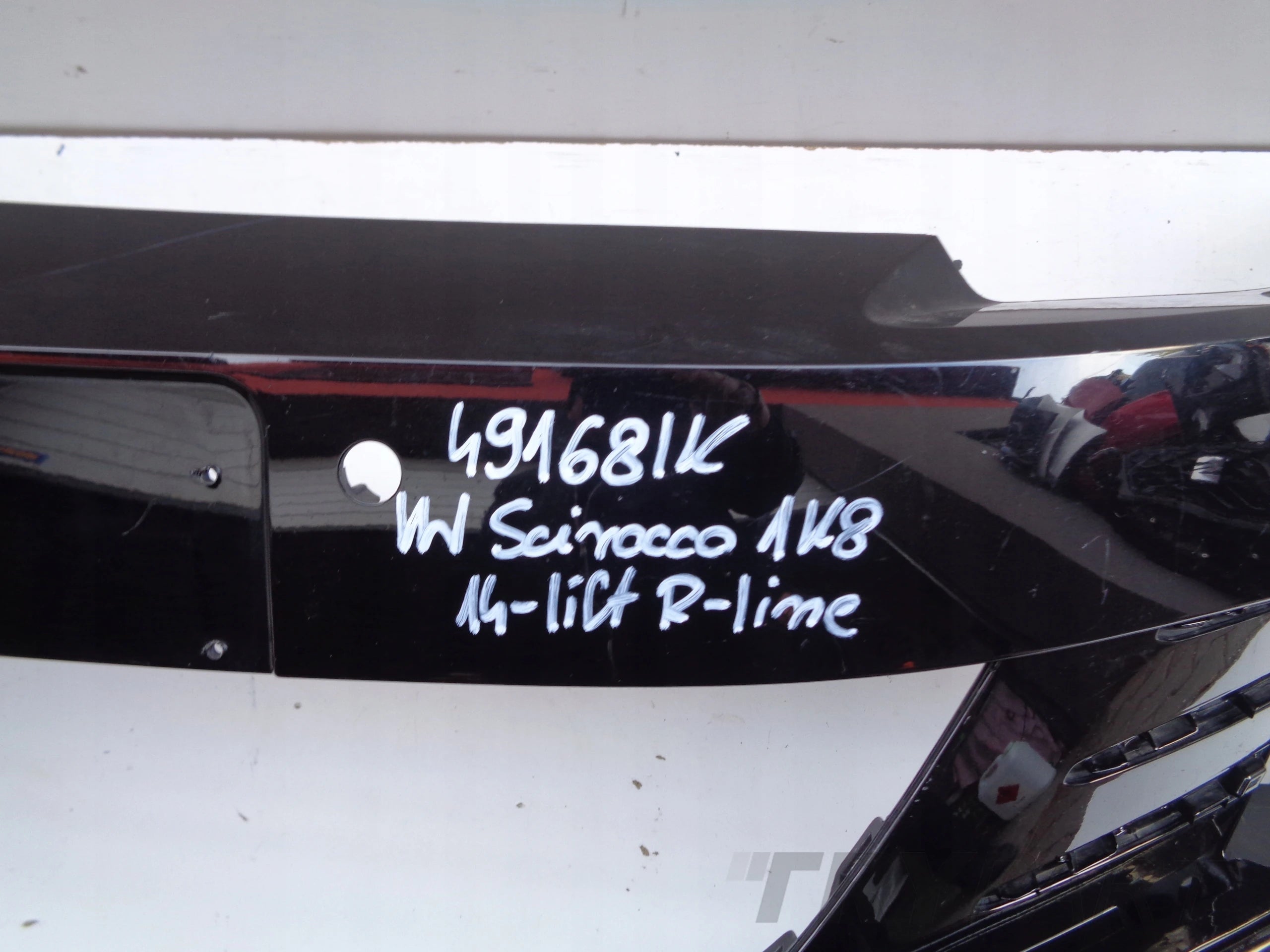 VW SCIROCCO 1K8 14- LIFT R-LINE FRONT BUMPER NO. 49168
