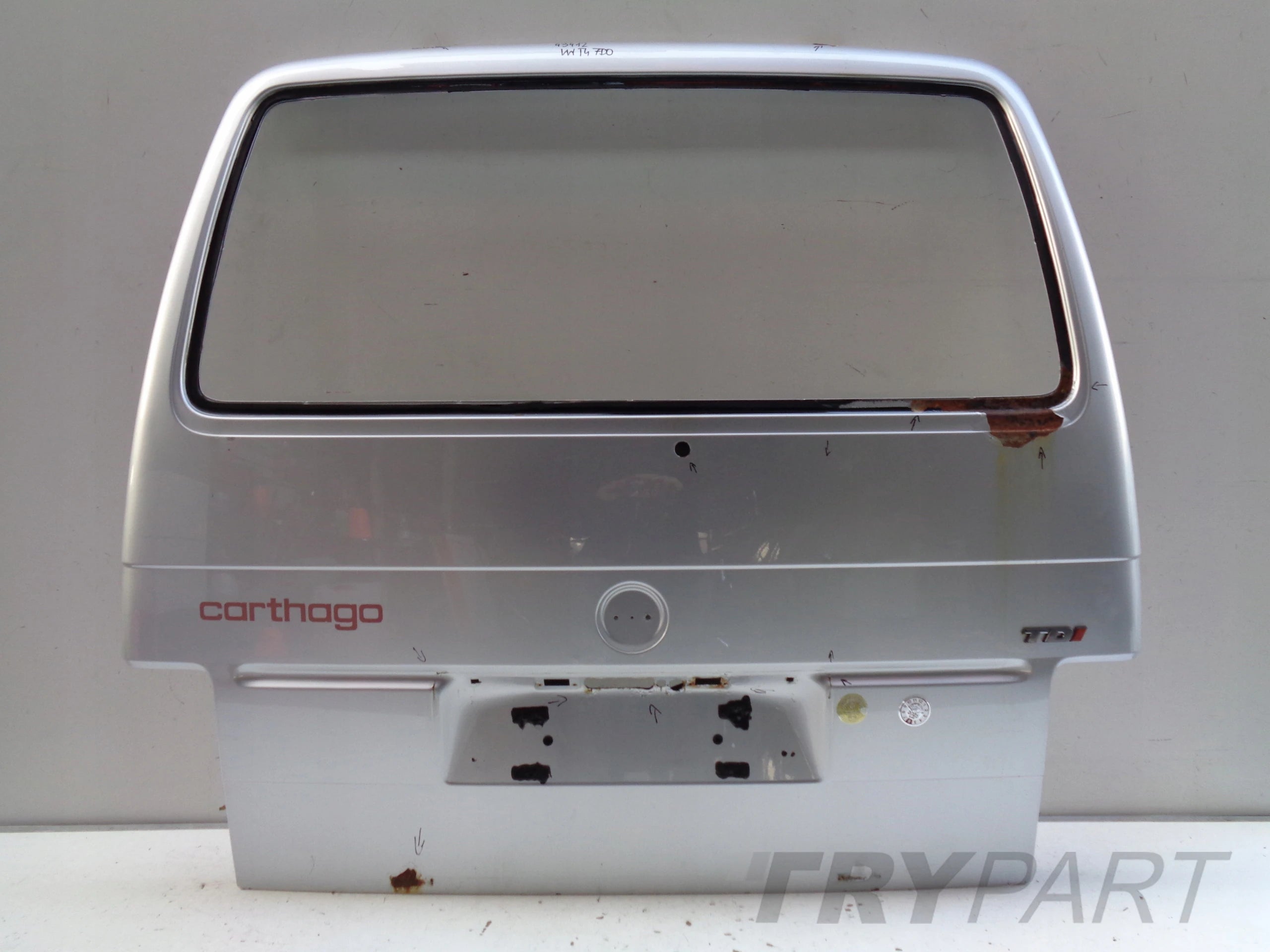 VW T4 7D 7D0 Tailgate No. 43412