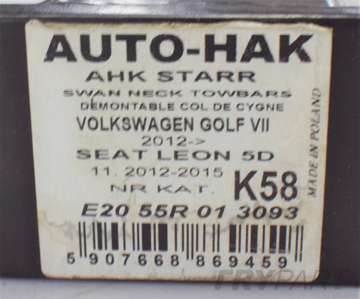 VW GOLF 7 VII 5G LEON III TOWBAR AUTO-HAK