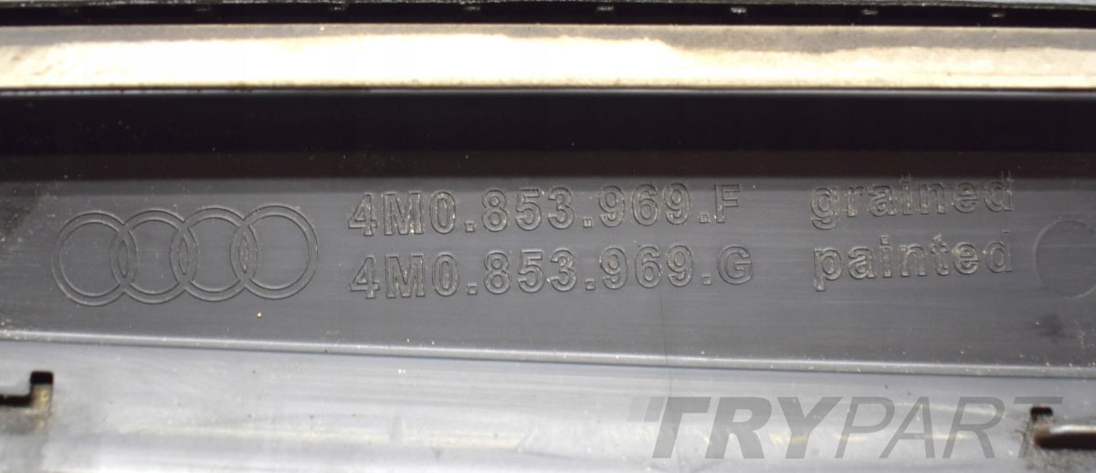 AUDI Q7 II 4M0 LEFT REAR DOOR MOLDING ORG