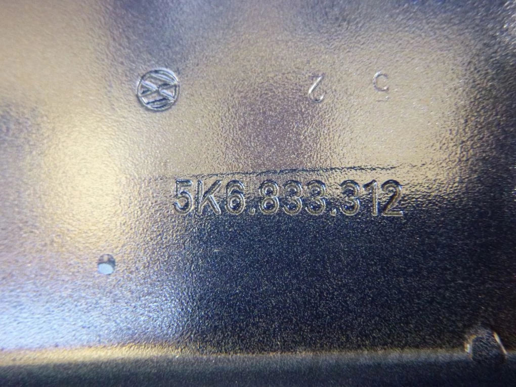 VW GOLF VI 5K0 Rear Right Door
