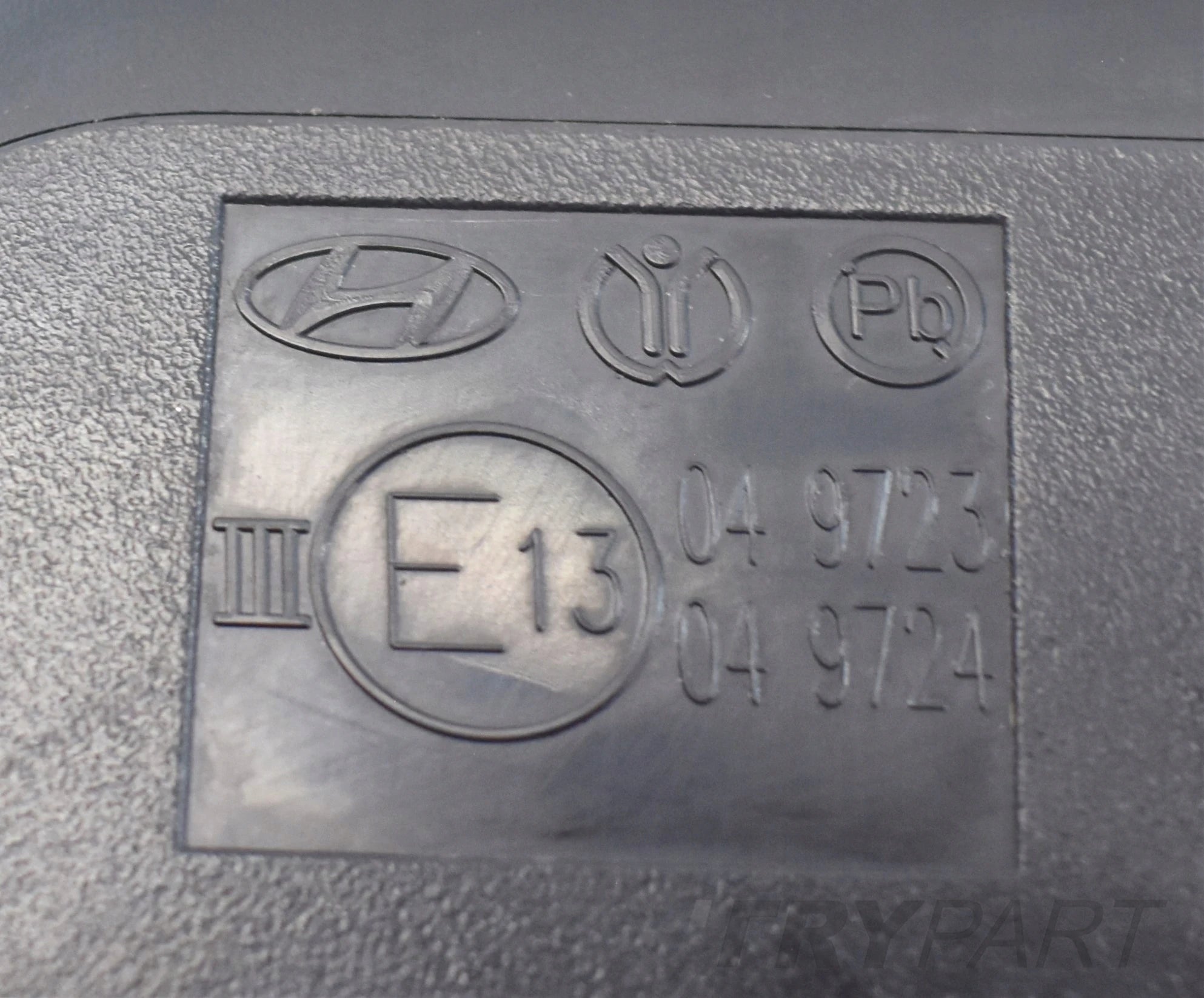 HYUNDAI I30 III RIGHT MIRROR EU ORG 6PIN ORG