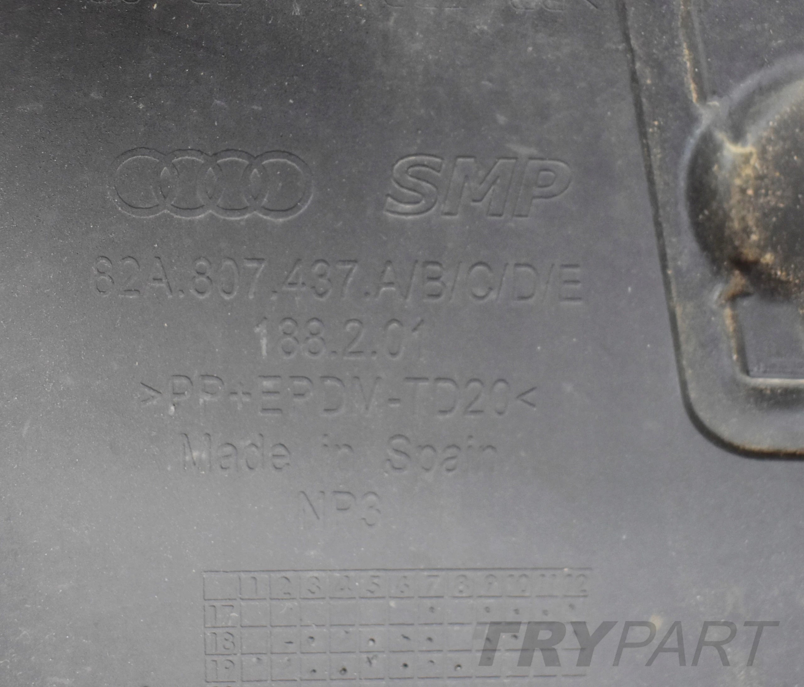 AUDI A1 II S LINE 82A FRONT BUMPER ORG