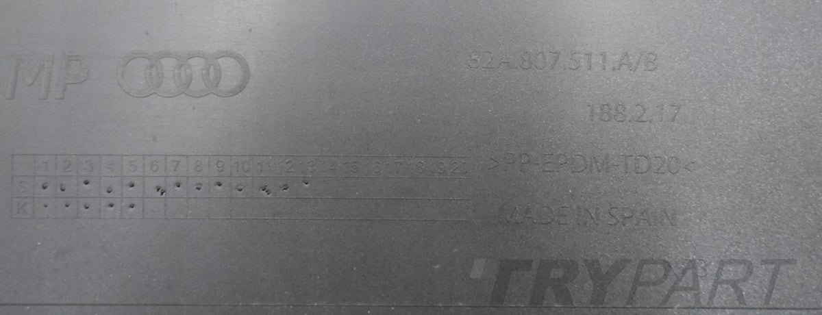 AUDI A1 II 82A REAR BUMPER ORG + BOTTOM