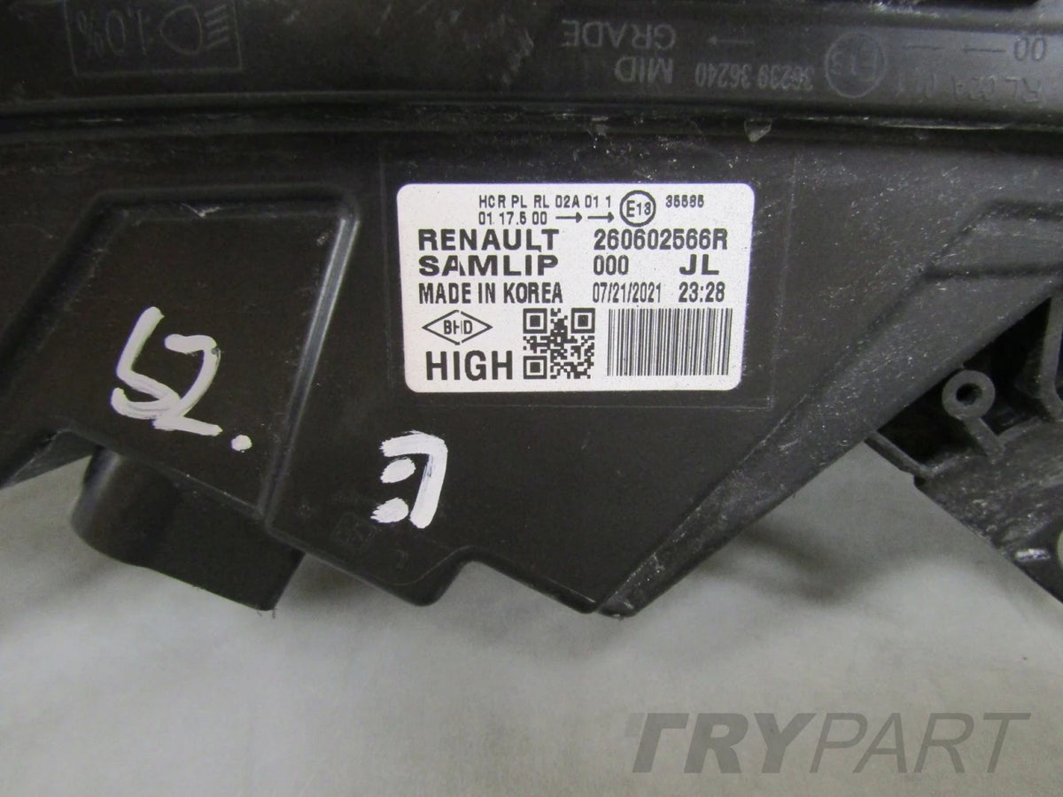 HEADLIGHT RENAULT ARKANA LED PURE VISION 19- LH LEFT 260602566R