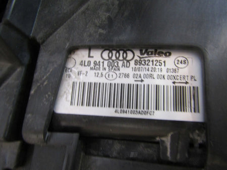 AUDI Q7 4L XENON HEADLIGHT SWIVELLING LIFT 09-15 LH LEFT 4L0941003AD
