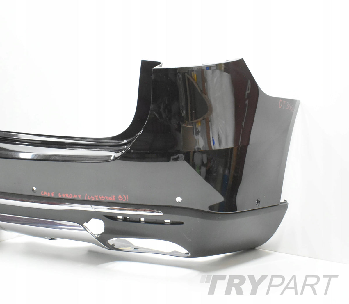 MERCEDES GLS W167 REAR BUMPER REAR ORIGINAL + FULL CHROME