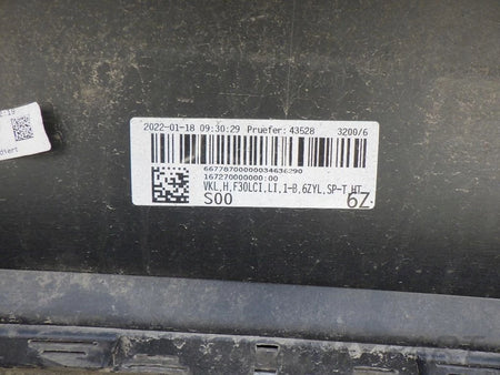 BMW 3 F30 LIFT LCI SEDAN Rear Bumper