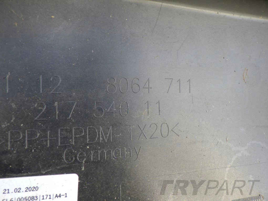 BMW 5 G30 SEDAN M PACKAGE rear bumper