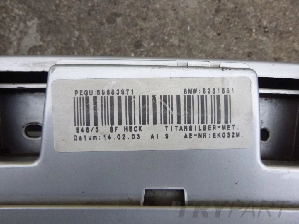 BMW 3 E46 Touring 1998-2004 Rear Bumper