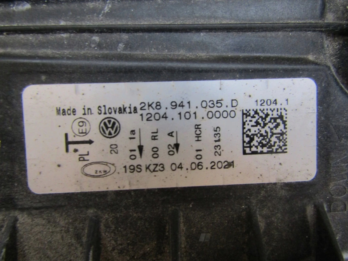 Front headlight VW Caddy 2K8 IV FULL LED LH LEFT 20- 2K8941035