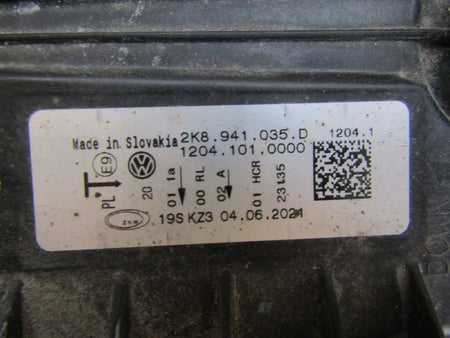 Front headlight VW Caddy 2K8 IV FULL LED LH LEFT 20- 2K8941035