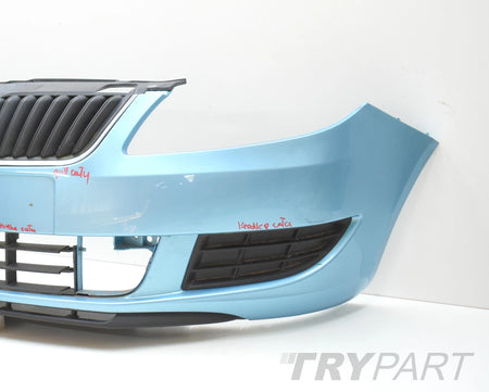 SKODA FABIA II FACELIFT 5J FRONT BUMPER + GRILLE + VENTS