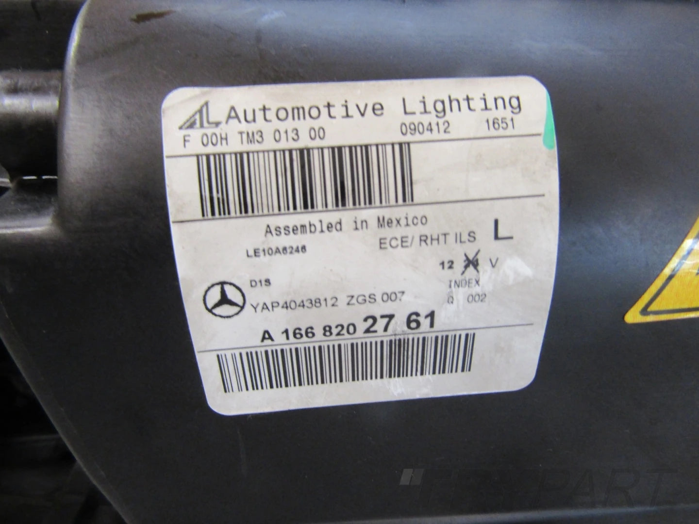 MERCEDES GL II W166 X166 12-15 XENON ACTIVE CURVE ILS LH LEFT HEADLIGHT A1668
