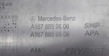 MERCEDES GLE W167 COUPE 63 AMG REAR BUMPER
