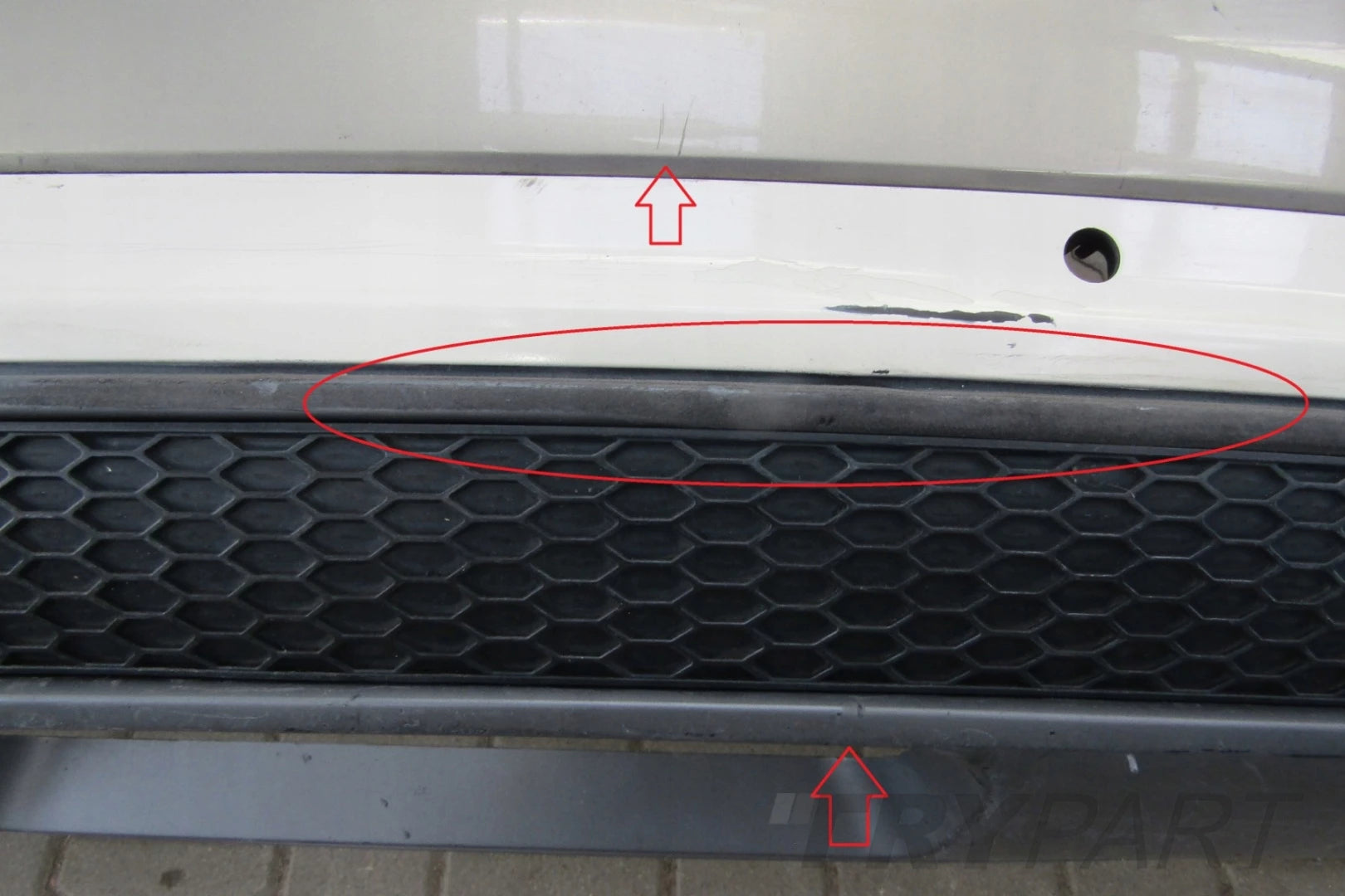 Rear bumper for Audi Q3 8U0 S-Line 11-14