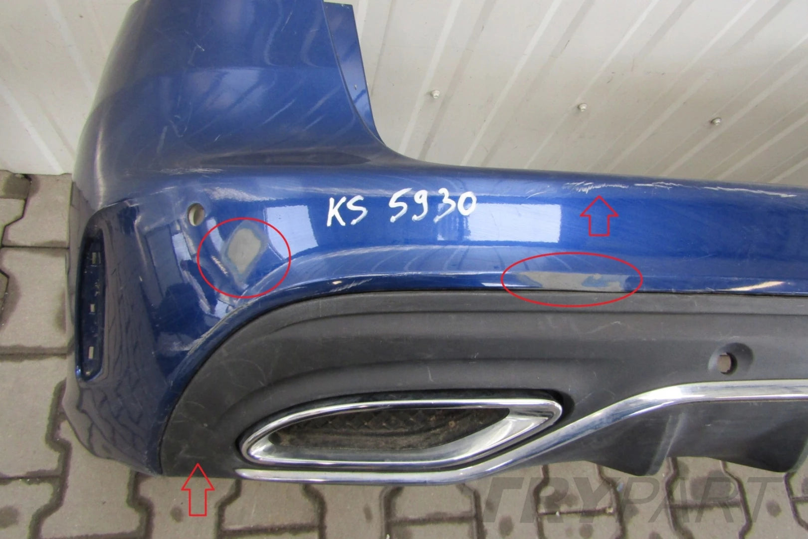 Rear Bumper Mercedes C-Class 205 AMG Wagon Lift 18-