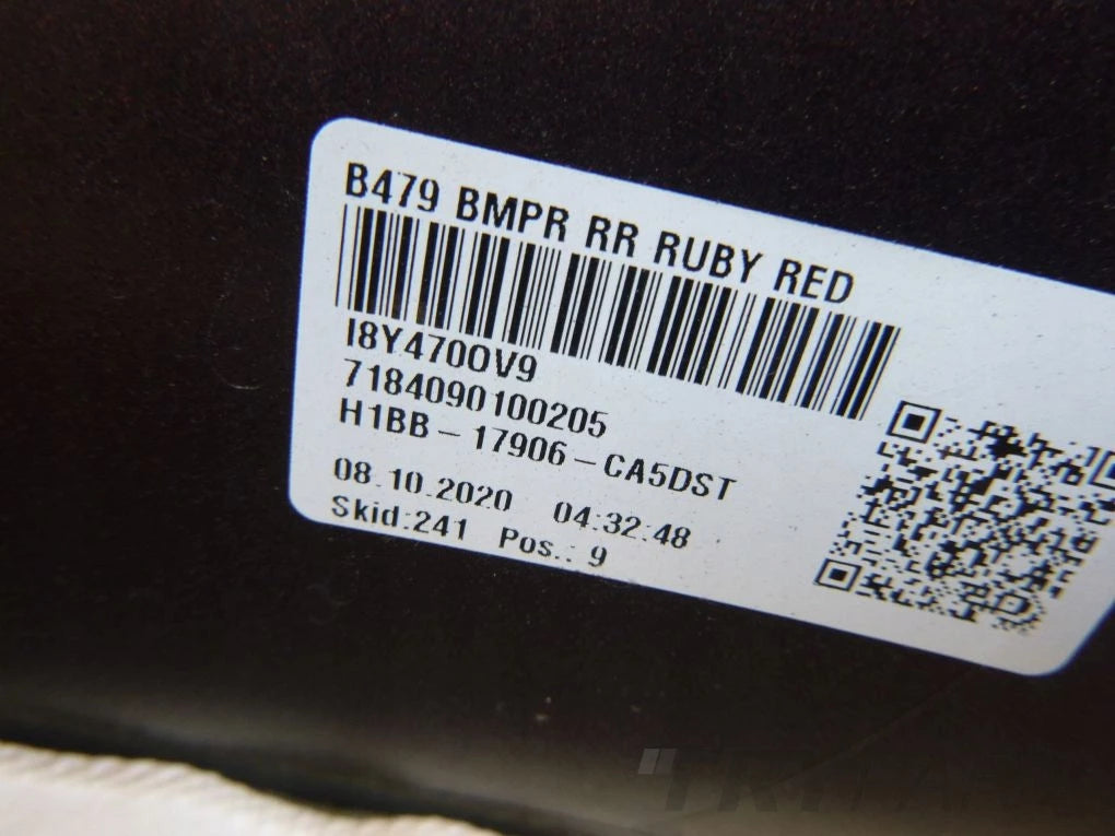 FORD FIESTA MK8 VIII Rear Bumper