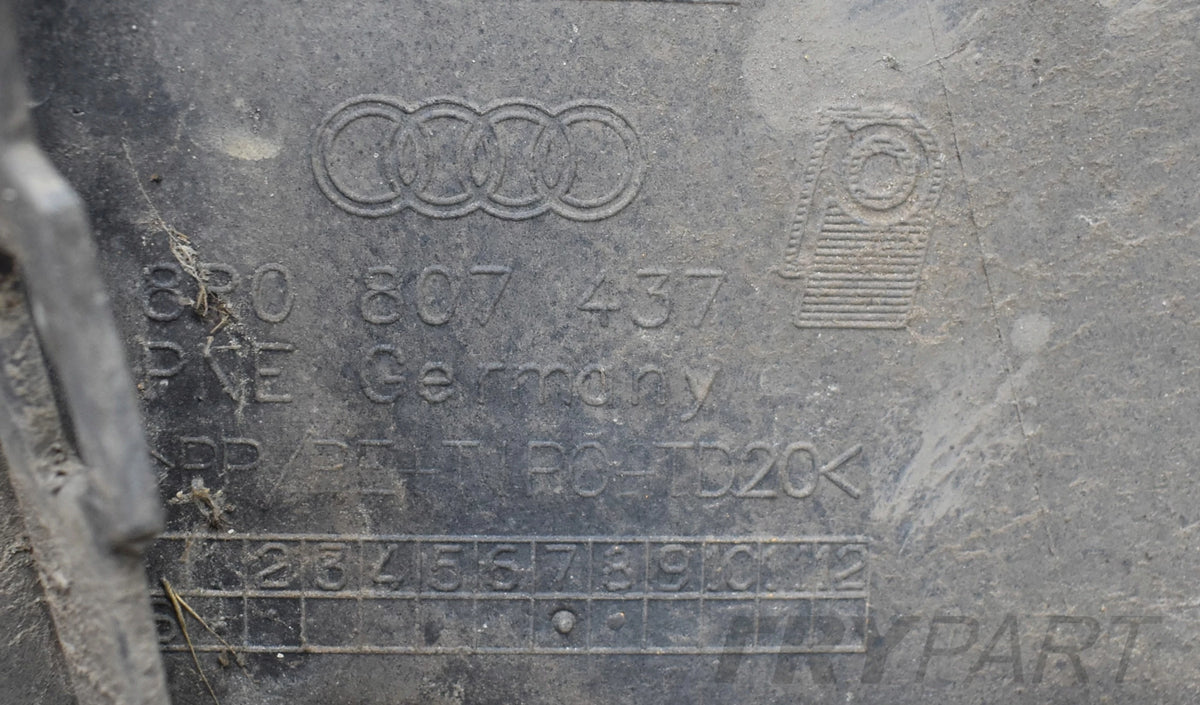 AUDI Q5 8R0 FRONT BUMPER FRONT ORIGINAL PRE-FACELIFT