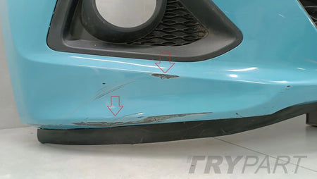 Front Bumper for Hyundai i10 II (2013-2016) + 1 Fog Light Hole