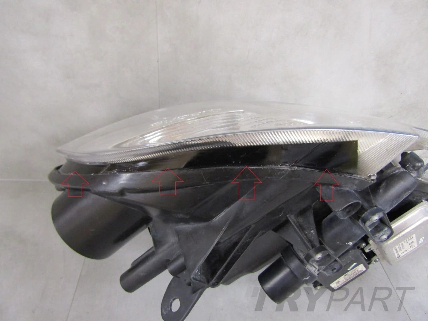 HEADLIGHT SKODA SUPERB II 2 XENON SWIVELING 08-13 RH 3T1941016E