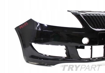 SKODA FABIA II LIFT 5J0 FRONT BUMPER ORIGINAL + GRILLE