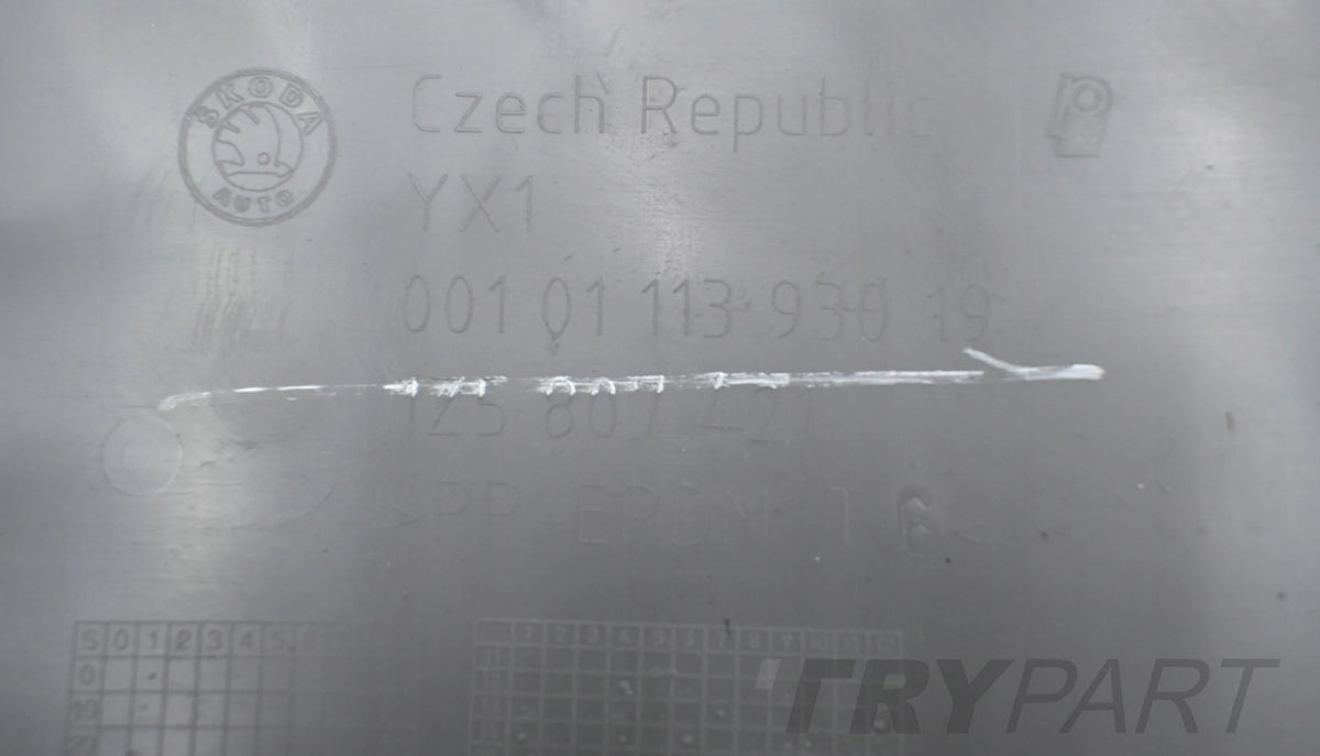 SKODA OCTAVIA II 1Z5 REAR BUMPER SEDAN ORG NEW 1Z5807421