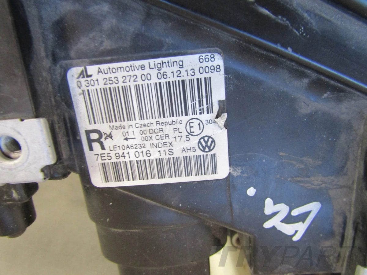 VW T5 MULTIVAN LIFT XENON HEADLIGHT 09- RH 7E5941016