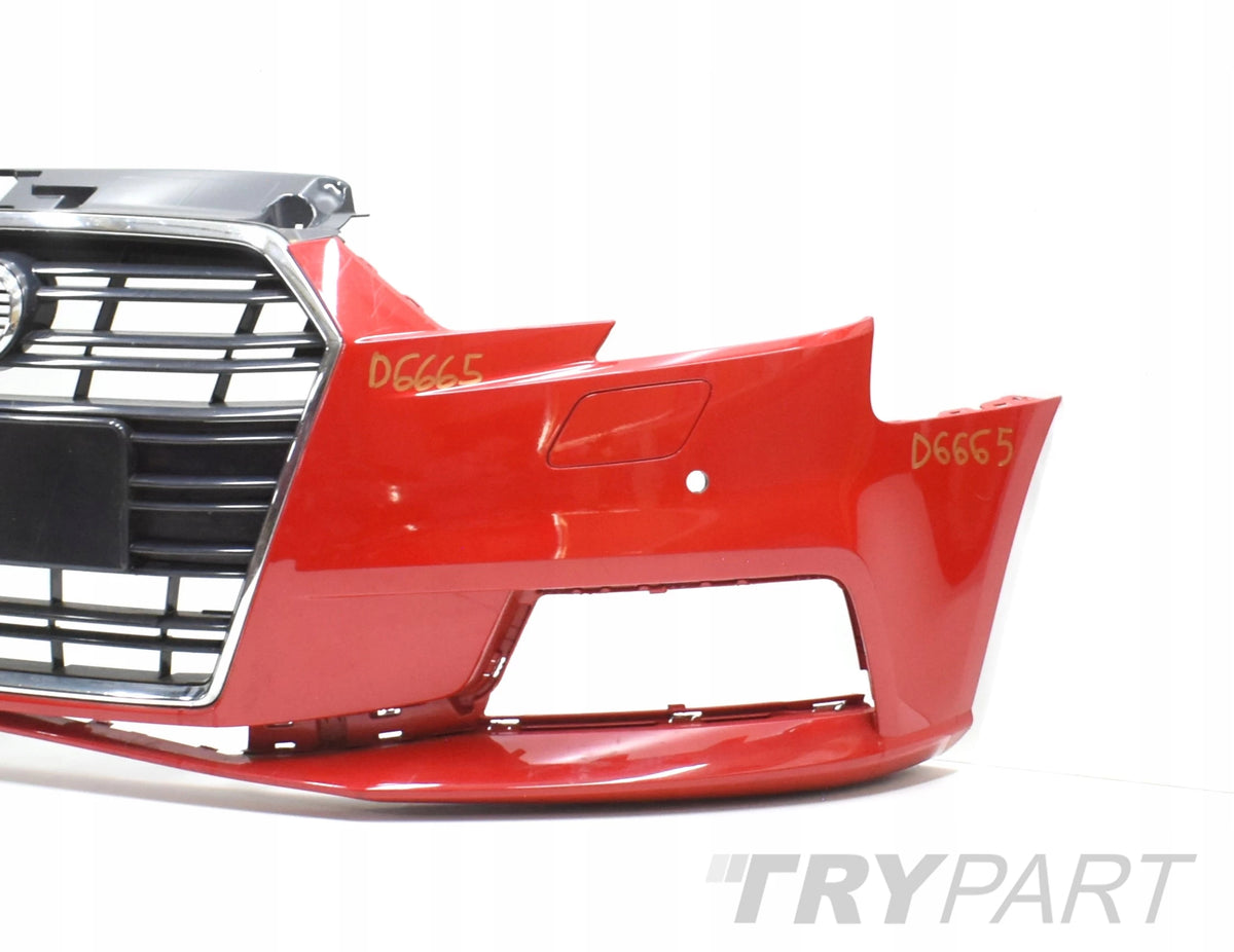 AUDI A3 8V 8V3 LIFT FRONT BUMPER ORG + FULL GRILLE
