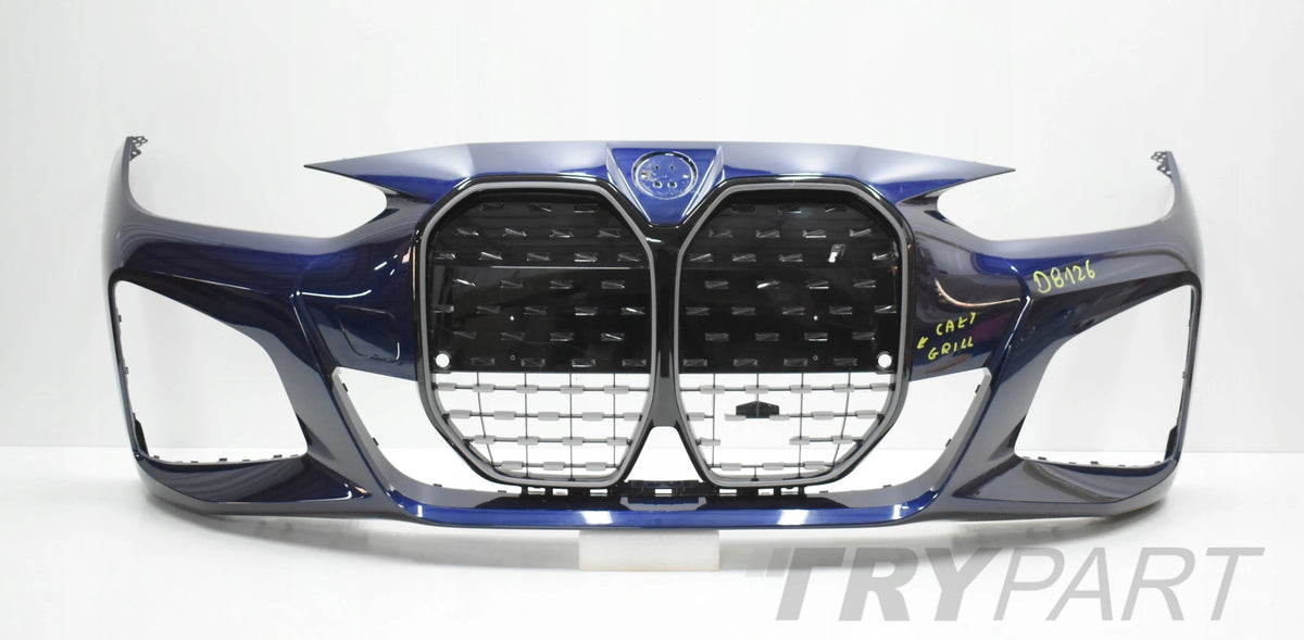 BMW 4 GRAN COUPE G26 M PACKAGE FRONT BUMPER ORIGINAL + COMPLETE GRILLE