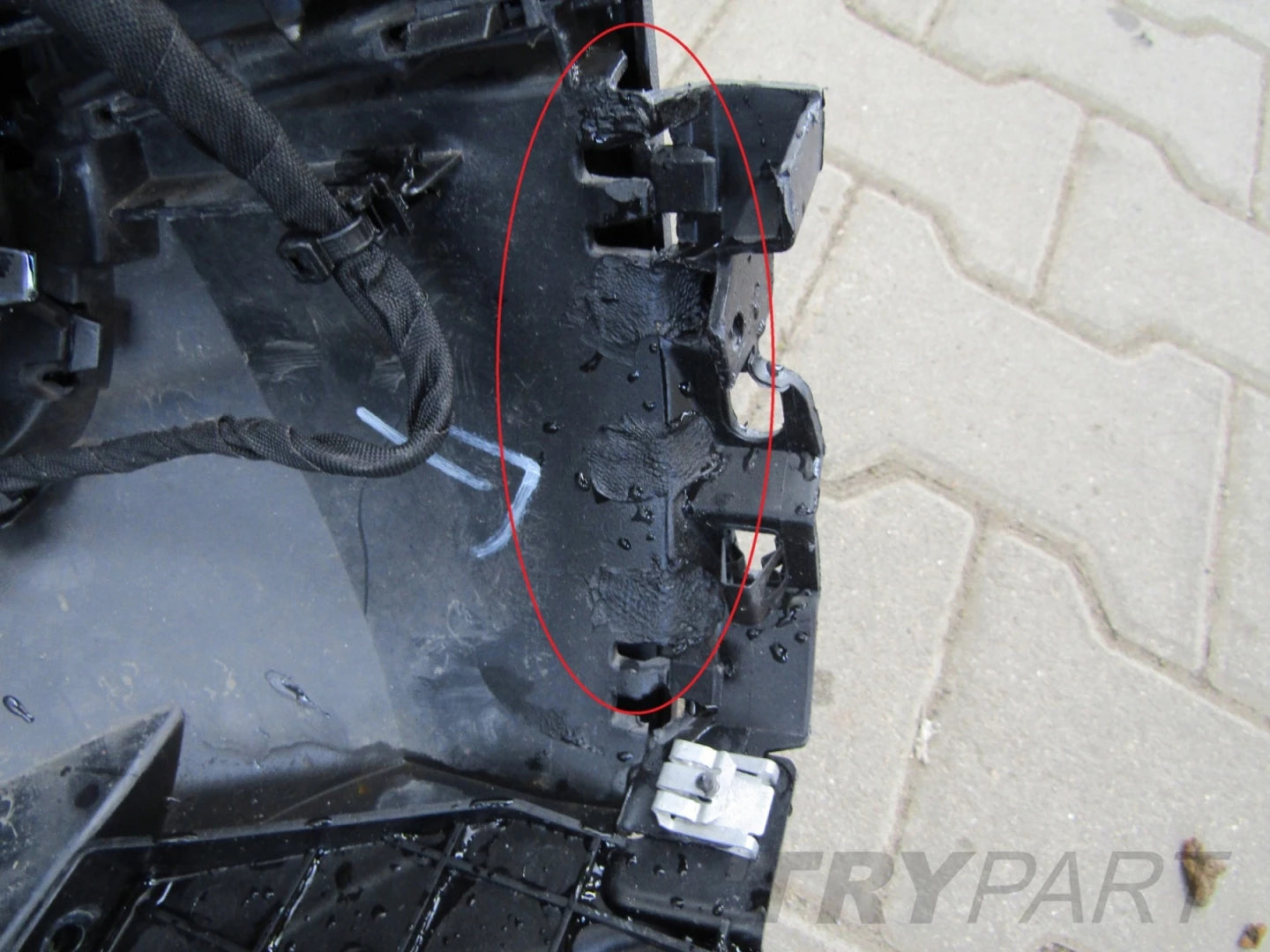 Front Bumper VW Touareg 3 III 760 6 PDC 18-