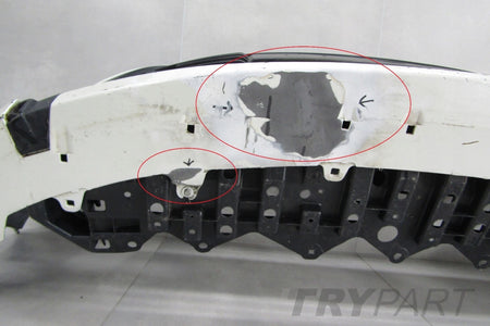 Front Bumper Toyota Yaris 3 III Facelift 14-17 (underbody)