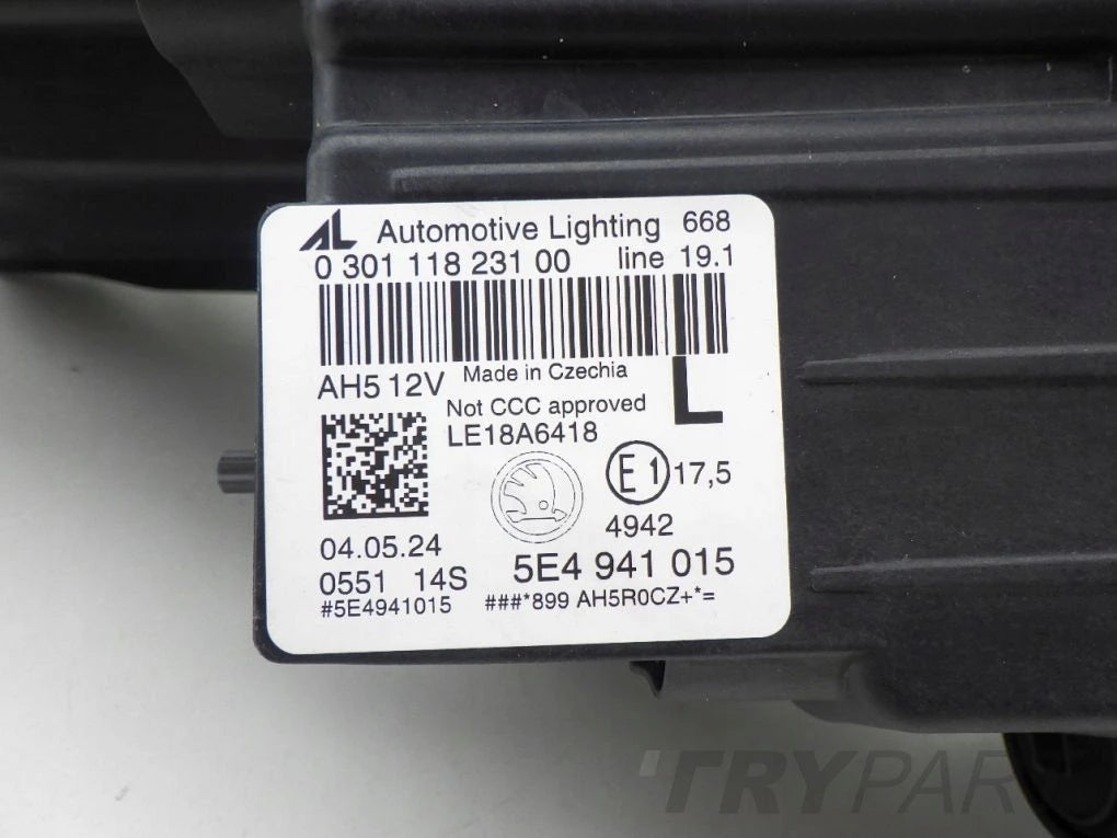 SKODA OCTAVIA 4 IV 5E4 FULL LED 20- front headlight left