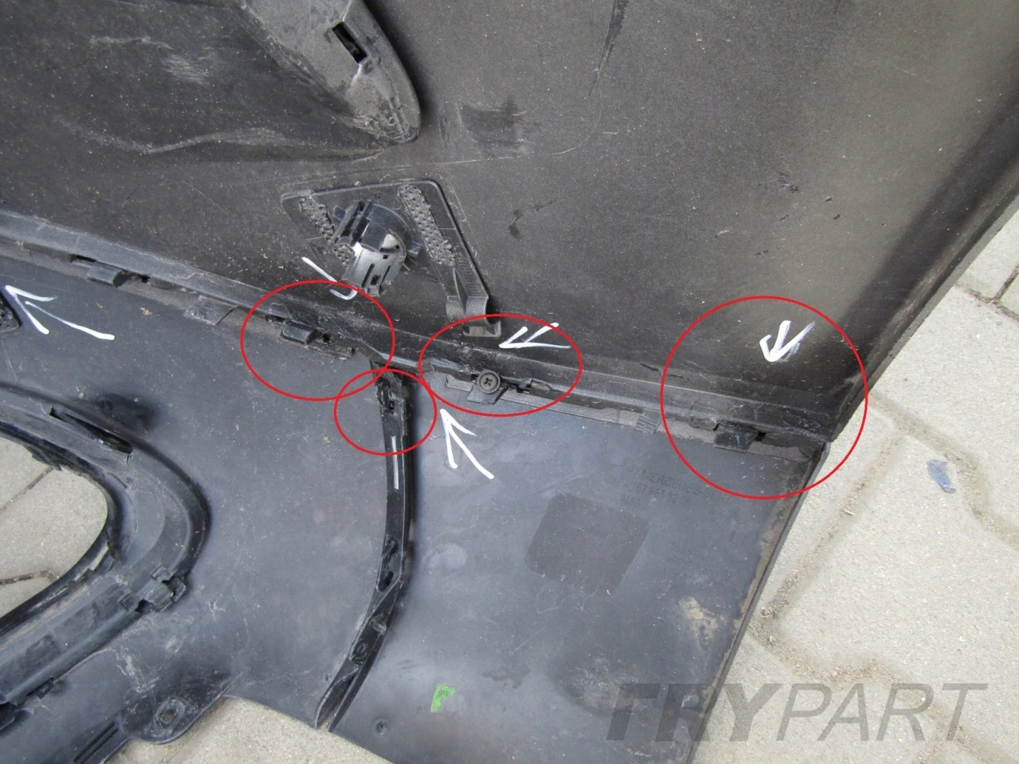 Rear Bumper MERCEDES GLE 167 AMG 18-
