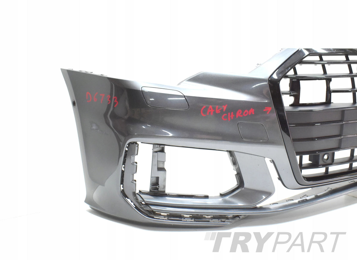 AUDI A6 C8 4K S LINE FRONT BUMPER + GRILLE