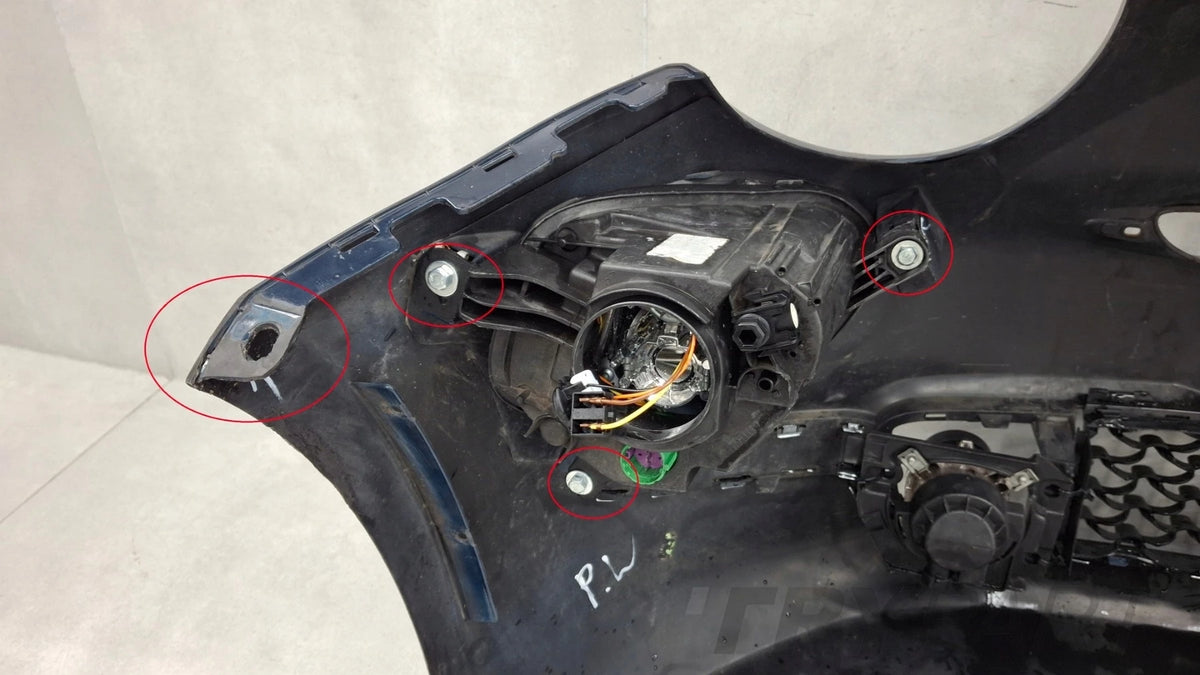 Front Bumper Fiat 500 Lift 15-24 / + Halogen Lights