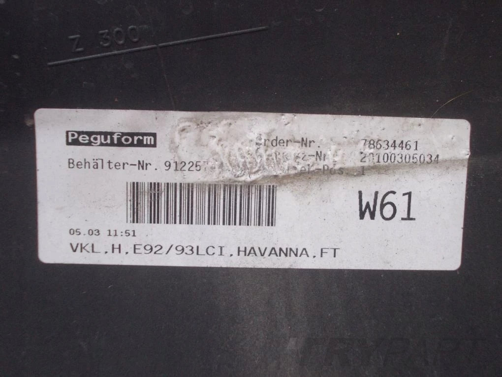 BMW 3 E92 E93 Coupe Cabrio Rear Bumper