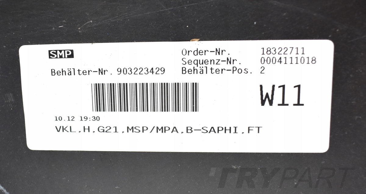 BMW 3 G21 M PACKAGE REAR BUMPER ORIGINAL ESTATE
