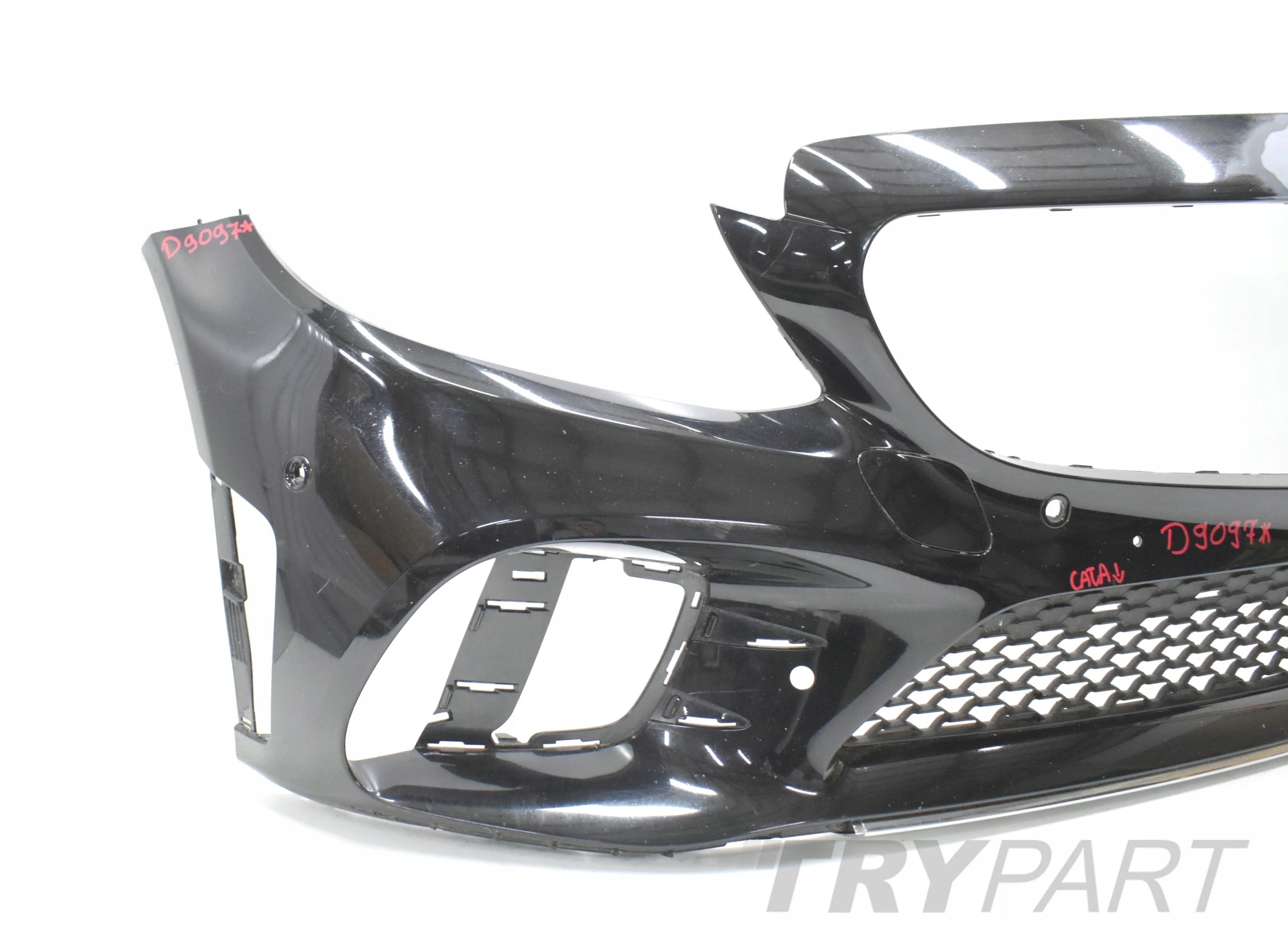 MERCEDES C CLASS W205 AMG LIFT FRONT BUMPER FRONT ORIGINAL + GRILLE