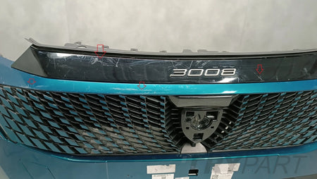 Front Bumper for Peugeot 3008 III E-3008 (2023-) + LEDs