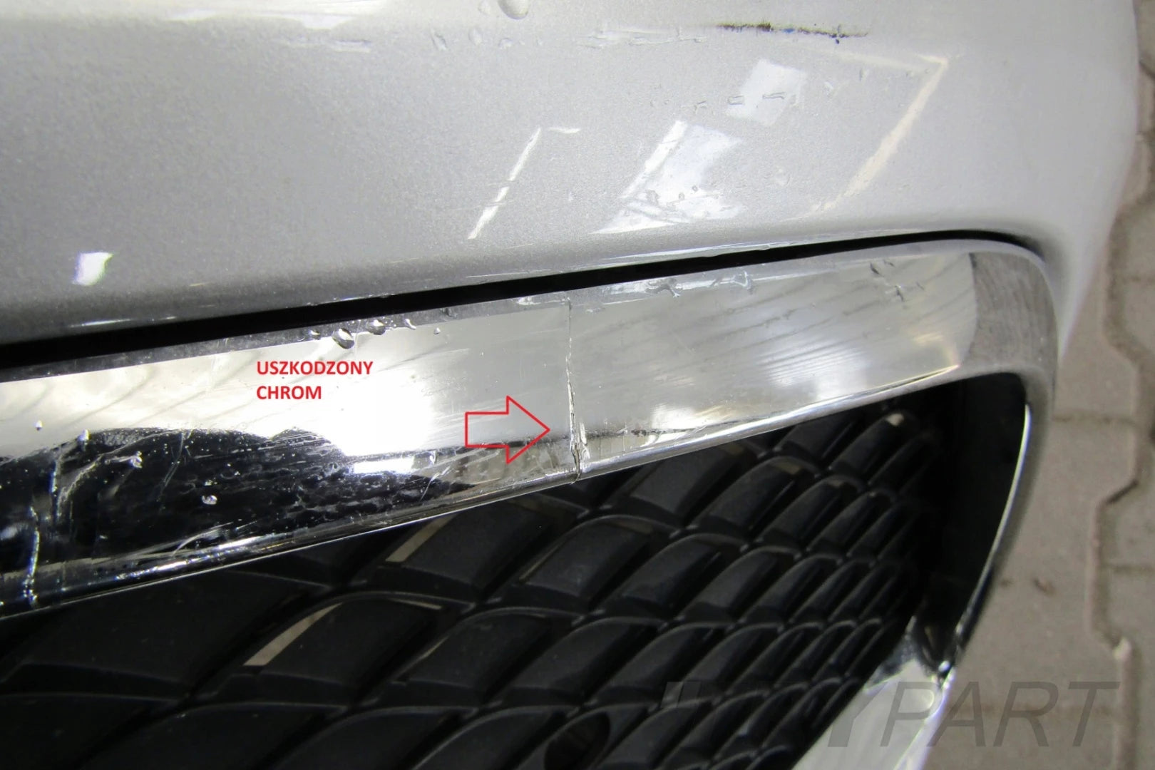 Front Bumper MERCEDES V-Class in 447 EQV facelift 19-