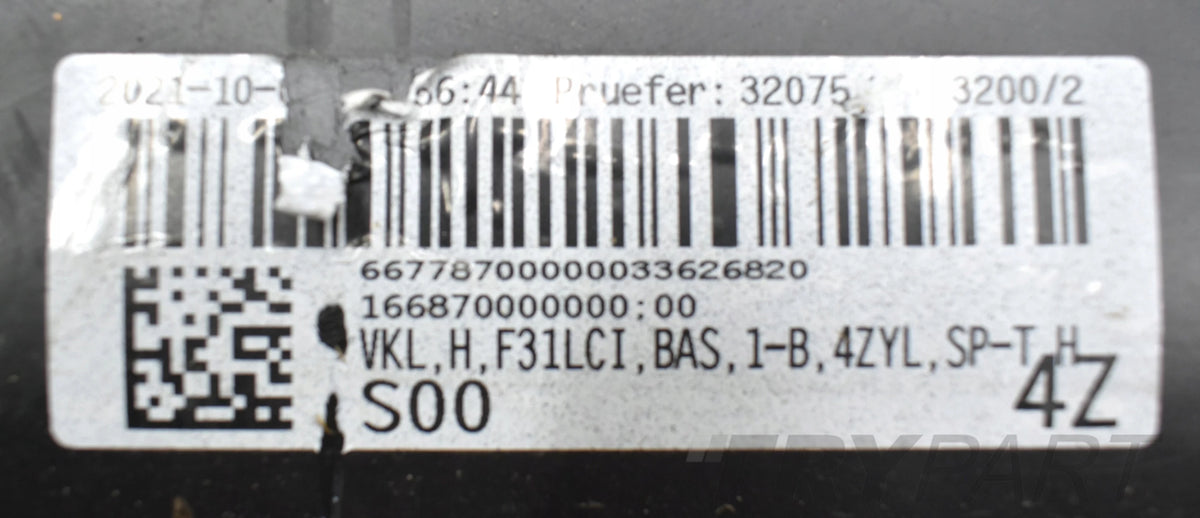 BMW F30 LIFT LCI REAR BUMPER SEDAN ORG