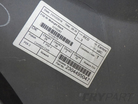 MINI COOPER ONE F56 14- Rear Bumper