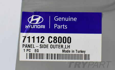HYUNDAI I20 II LEFT PILLAR SILL SIDE PANEL ORG
