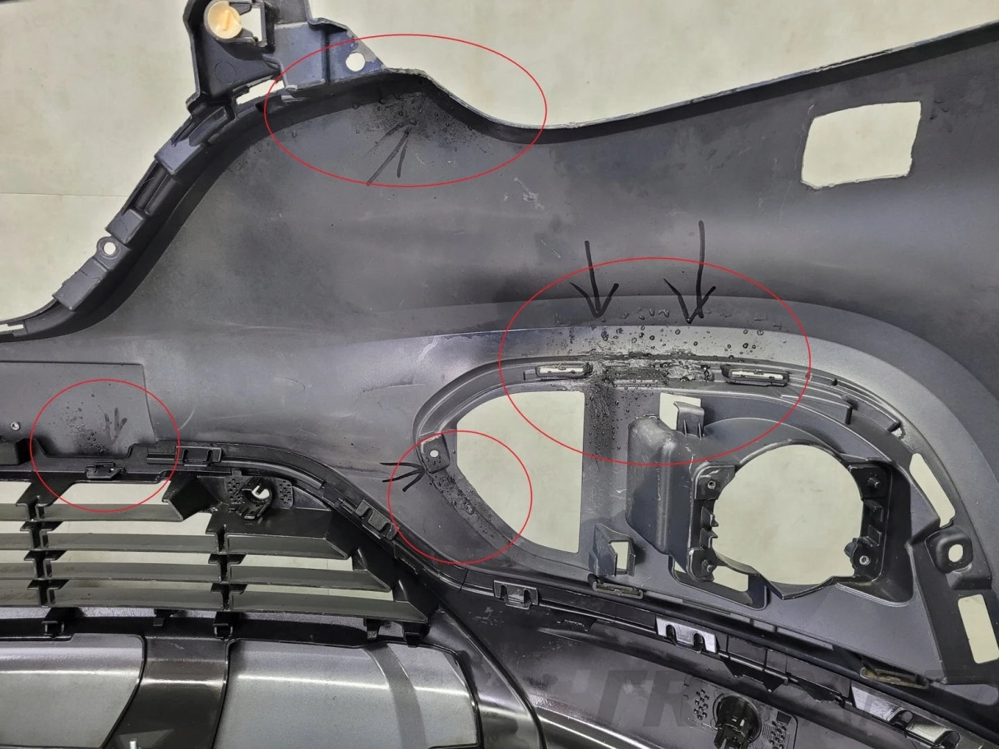 Front Bumper for Renault Kadjar Facelift 18-