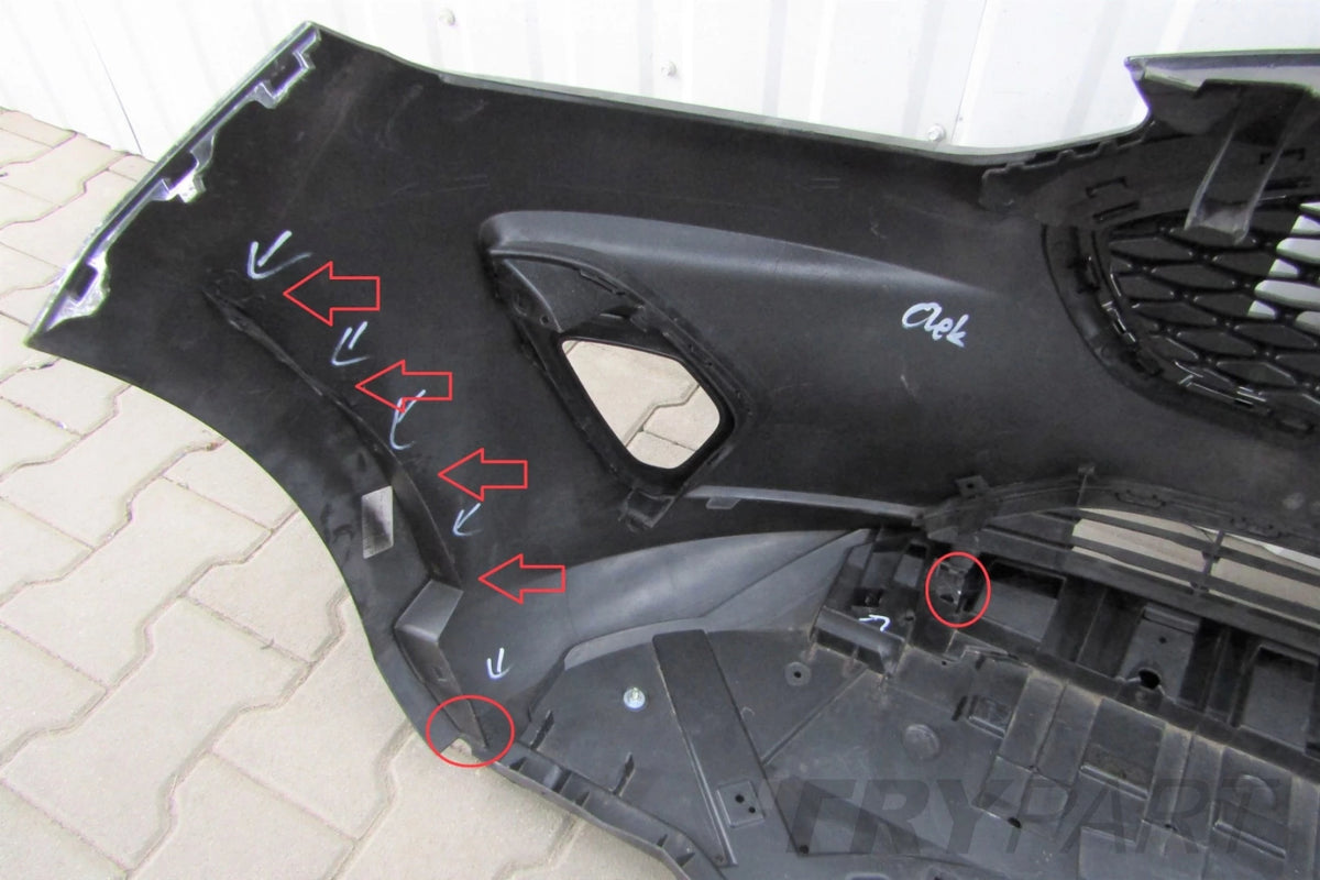 Front bumper Ford Fiesta Mk8 VIII 17- (Plate)