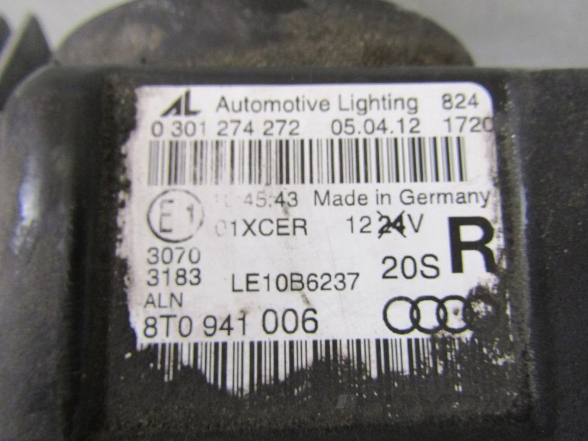AUDI A5 8T0 LIFT XENON HEADLIGHT + LED 11-16 RH 8T0941006