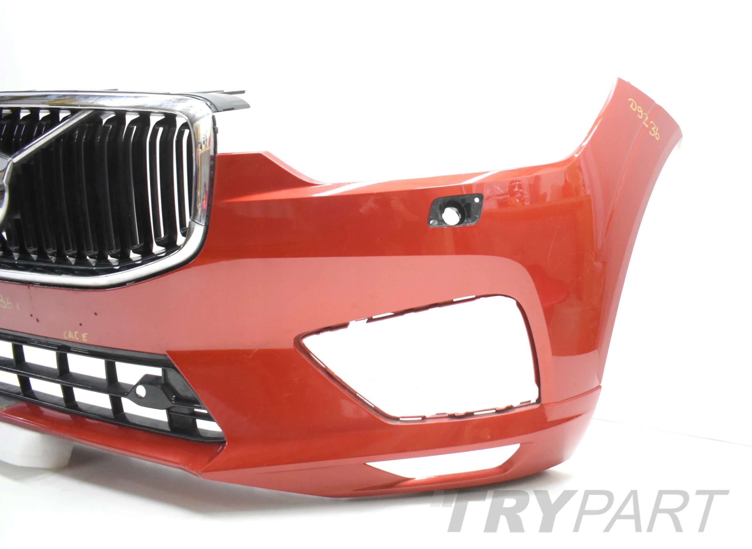 VOLVO XC60 II R DESIGN FRONT BUMPER FRONT ORIGINAL + GRILLE