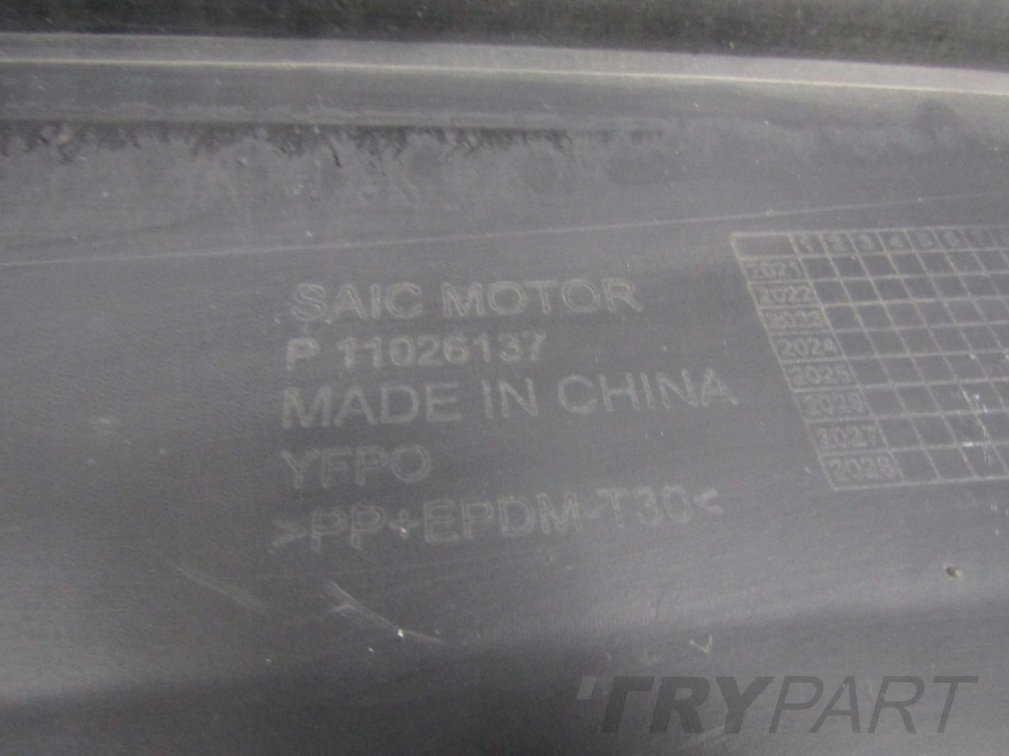 Rear bumper MG ZS EV Facelift 21-